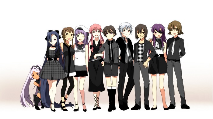 Group of characters from Future Diary