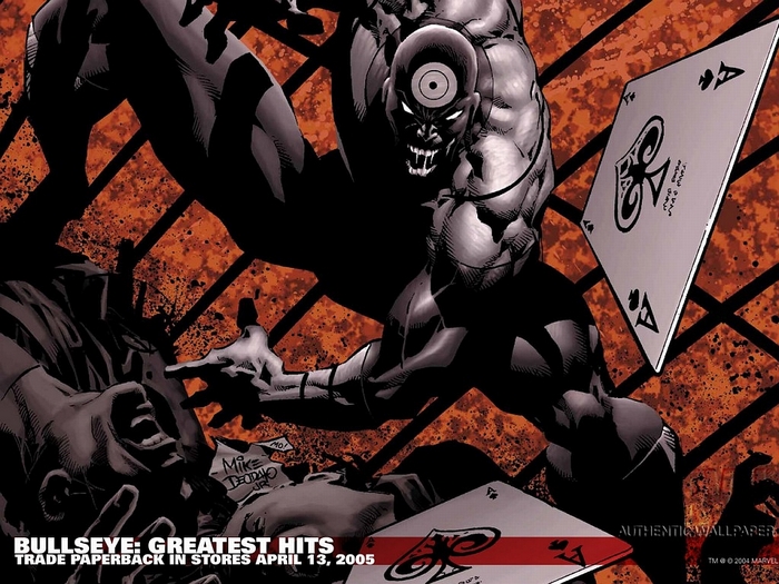 Bullseye from Marvel Comics