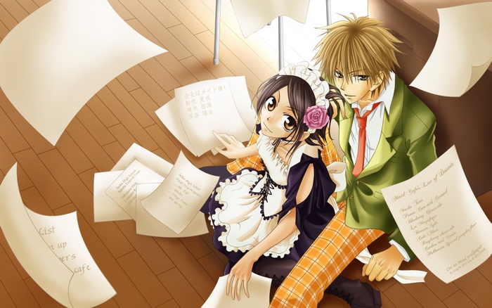Maid Sama! Takumi Usui and Misaki Ayuzawa