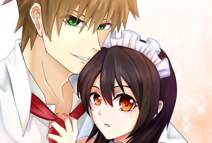 Takumi Usui and Maid