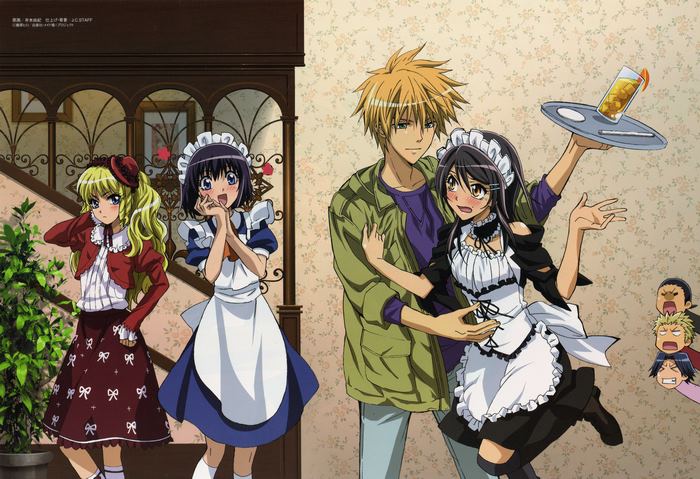 Maid Sama! characters with Takumi Usui
