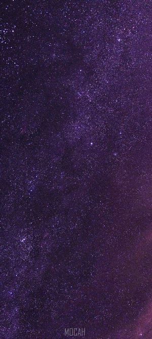 Purple starry night sky