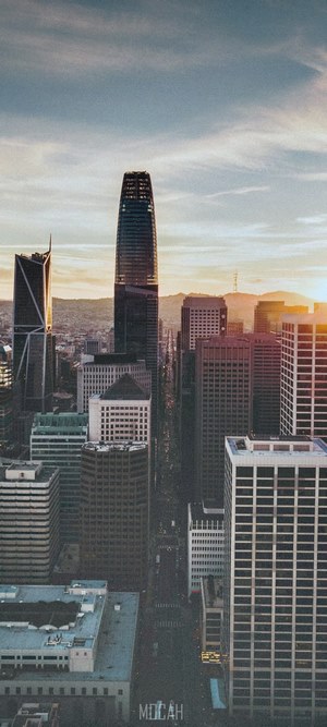 San Francisco Skyline at Sunset