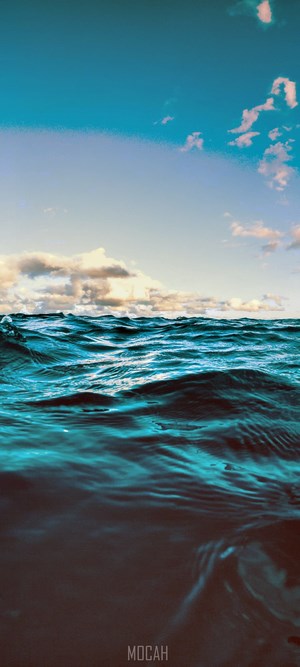 Tranquil Ocean Horizon at Sunset