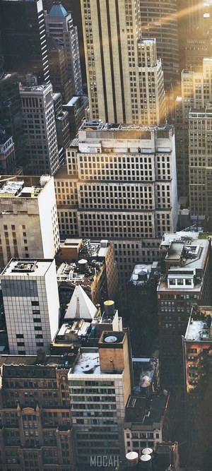 New York City from Top of the Rock at Golden Hour