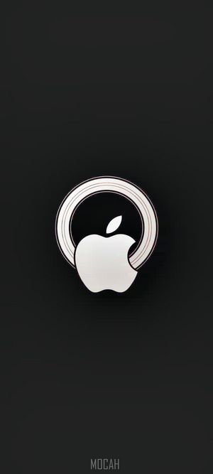 Apple Logo with Circular Design