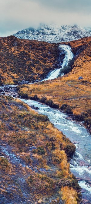 Waterfall in the Scottish Highlands