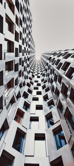 Modern Architecture with Repeating Window Patterns