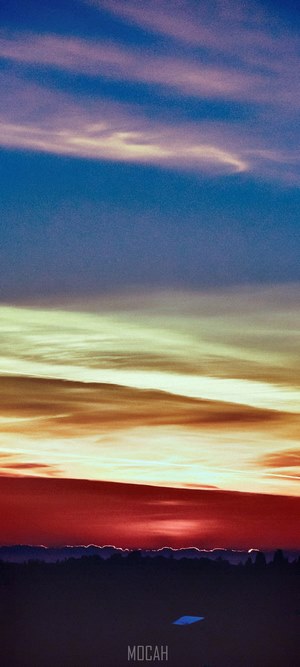 Sunset Sky Over Caltagirone