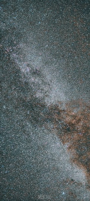 Milky Way galaxy with stars and nebulae
