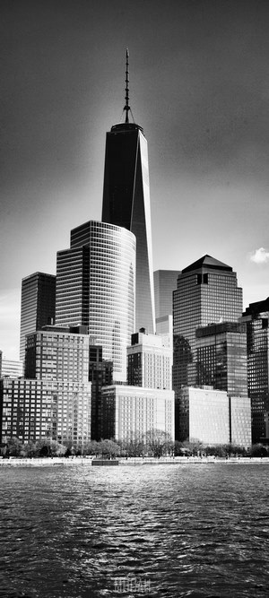 One World Trade Center and New York City skyline