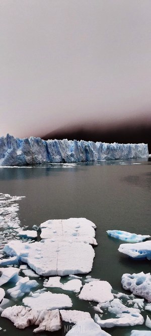 Perito Moreno Glacier with icebergs