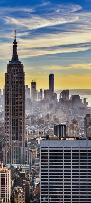 Empire State Building and New York City Skyline