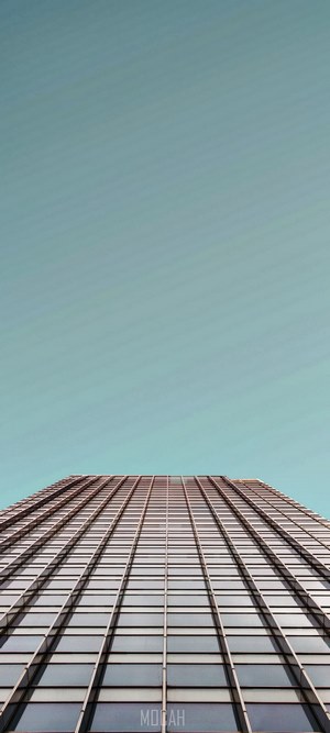 Building facade with sky