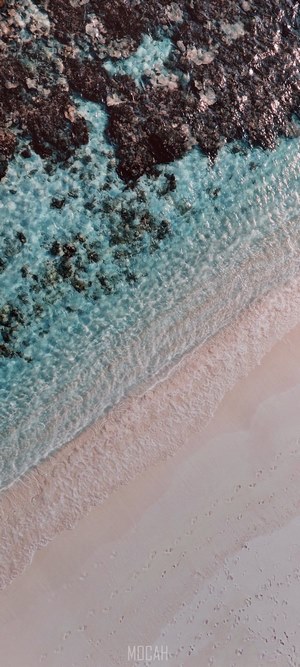 Drone View of Bathalaa White Sandy Beach