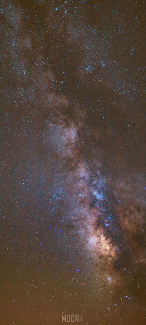 The Milky Way galaxy as seen from Max Patch