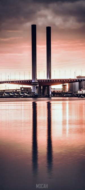 Bolte Bridge at sunset, Melbourne