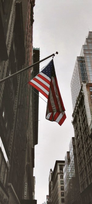 American Flag in New York City