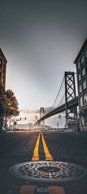 Bay Bridge, San Francisco Urban Street View