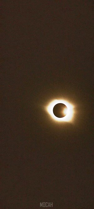 Solar eclipse over De Soto