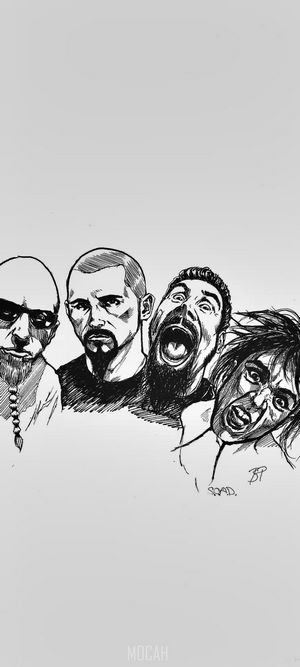 System of a Down band members sketch