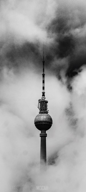 Berlin Television Tower in Fog