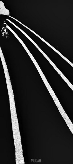 Person running on a track