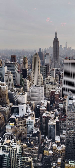 Empire State Building and New York City Skyline