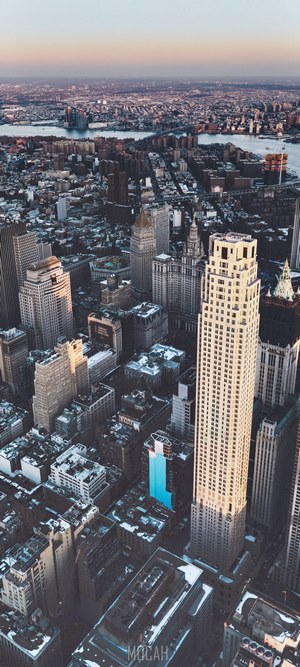 New York City Skyline at Sunset