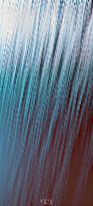 Abstract waterfall with blue and red tones