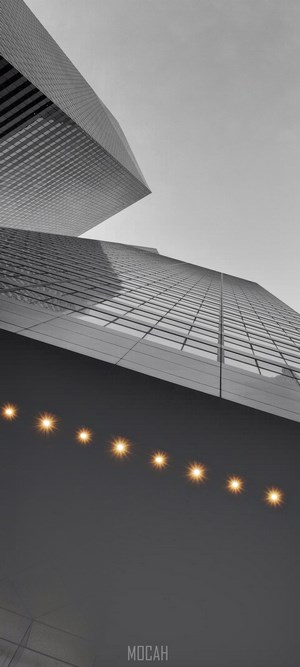 Monochrome skyscrapers in New York City