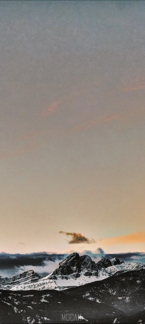 Sass Putia Mountains at Dusk