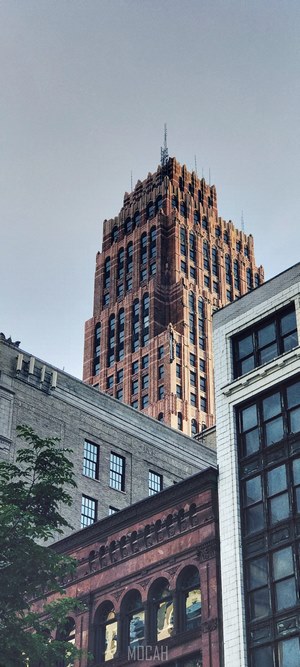 Art Deco Skyscraper and City Buildings