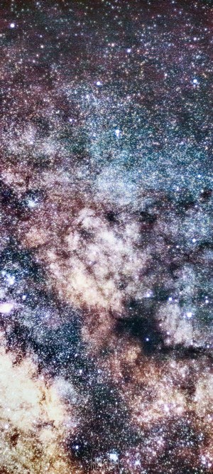 Milky Way Galaxy with Stars