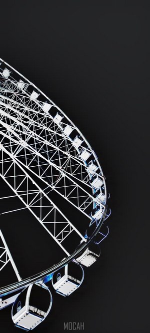 Ferris wheel against the night sky