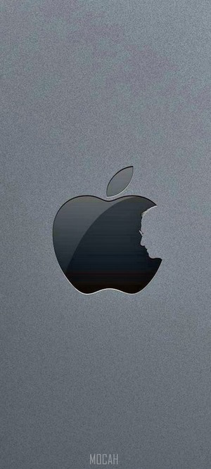 Apple logo with a bite taken out