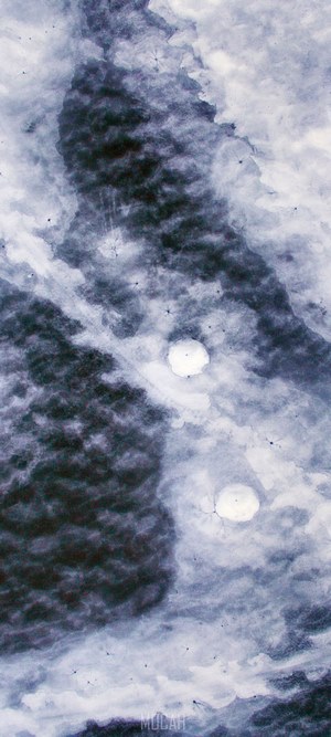 Abstract pattern of ice and water