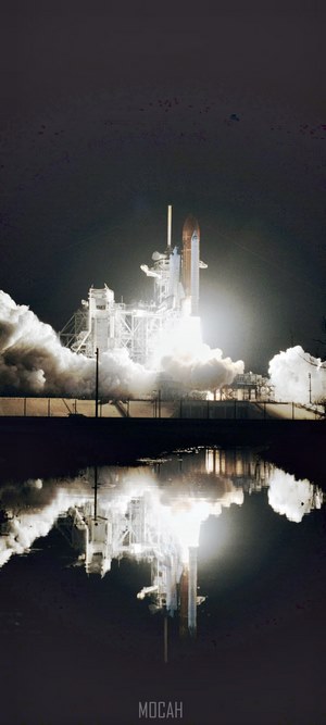 Space Shuttle Launch Reflection