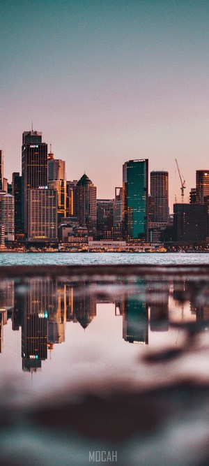 Sydney Cityscape Reflection at Dusk
