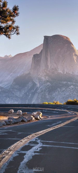 Half Dome Yosemite National Park at sunrise