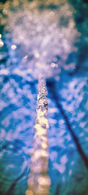 Water jet in a swimming pool