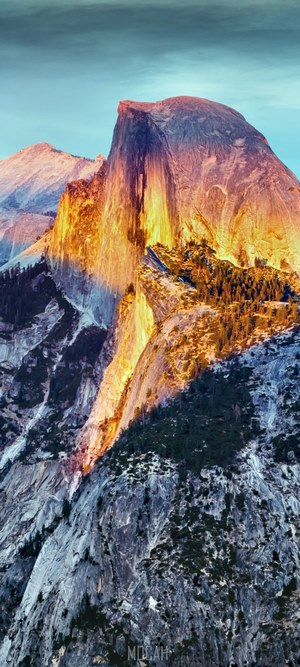 Golden Hour on Half Dome, Yosemite National Park