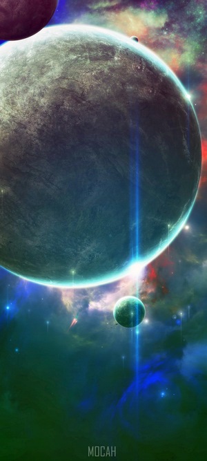 Planets and nebulae in outer space