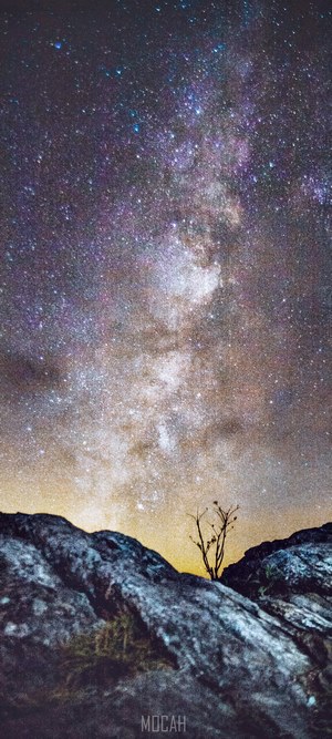 Milky Way Galaxy over Black Balsam Knob Asheville