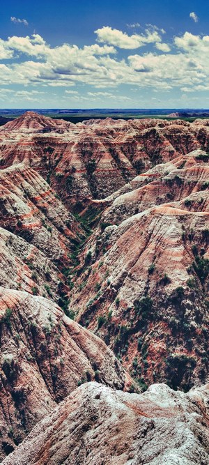 Badlands National Park landscape