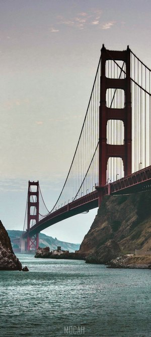 Golden Gate Bridge over water