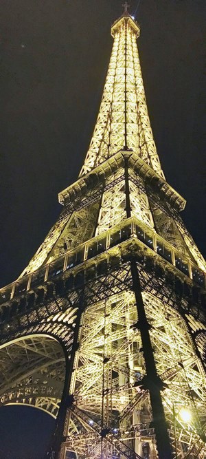 Eiffel Tower at night
