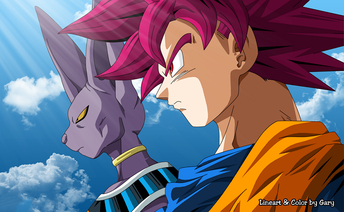 Goku and Beerus from Dragon Ball Super