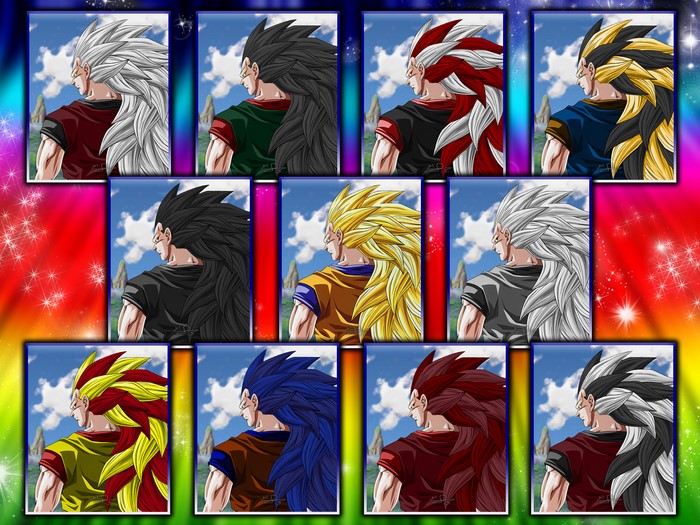 Dragon Ball Z Saiyan Transformations