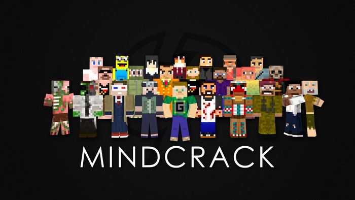 Mindcrack Minecraft group portrait